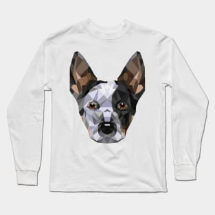 Geometric Blue Heeler Long Sleeve T-Shirt